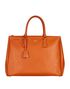 Saffiano Double Zip Lux Tote, front view